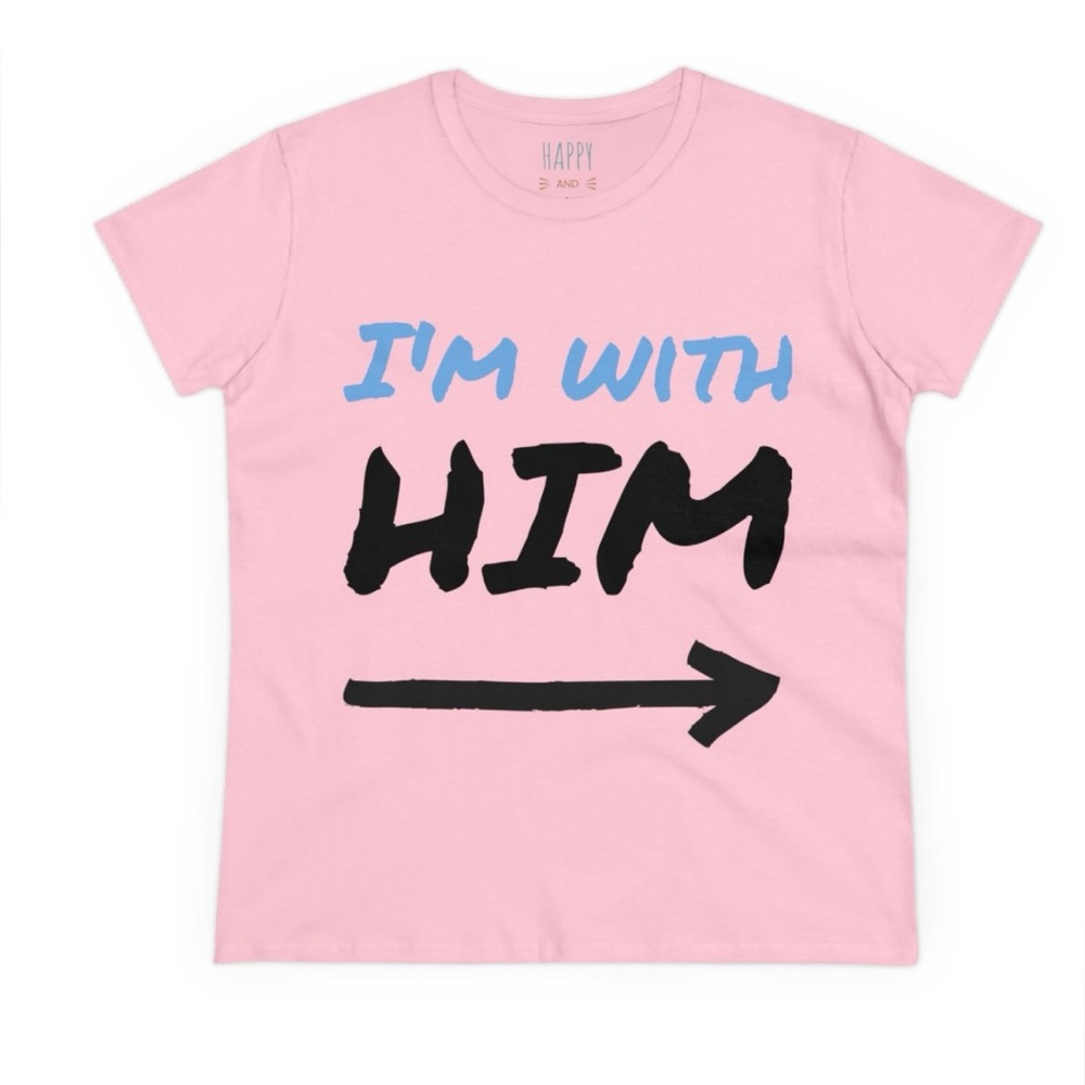 Women's  pink Midweight Cotton Tee size large